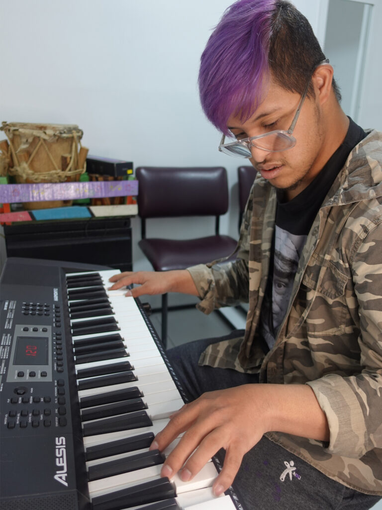 Servicio de musicoterapia para niños con discapacidad